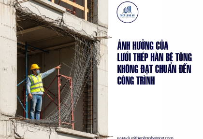 Ảnh hưởng của lưới thép hàn bê tông không đạt chuẩn đến công trình