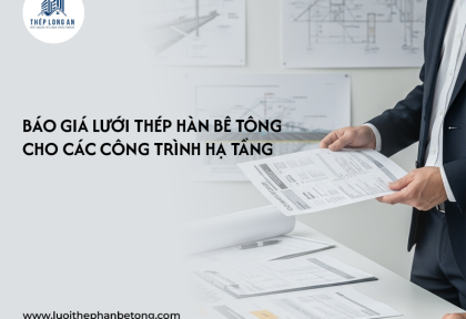 Báo giá lưới thép hàn bê tông cho các công trình hạ tầng