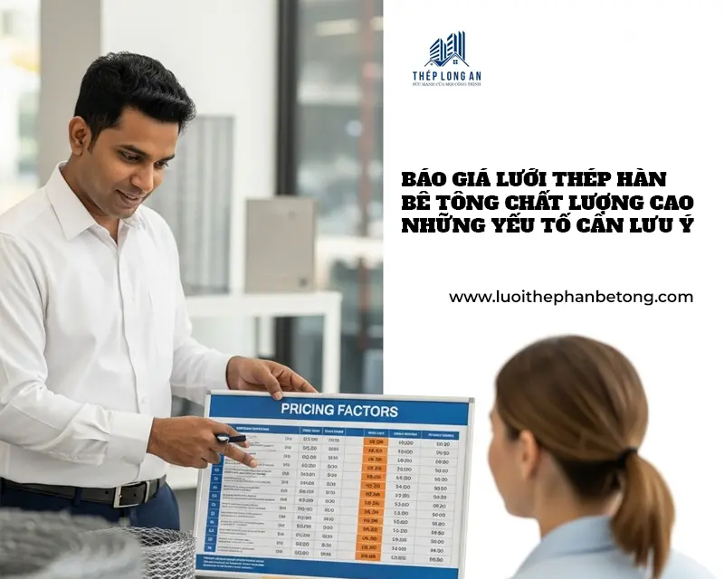 Báo giá lưới thép hàn bê tông chất lượng cao – Những yếu tố cần lưu ý