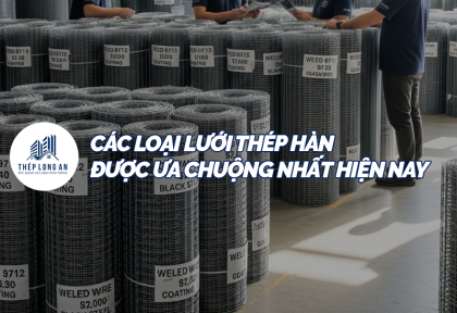 Các loại lưới thép hàn được ưa chuộng nhất hiện nay