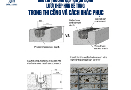Các lỗi thường gặp khi sử dụng lưới thép hàn bê tông trong thi công và cách khắc phục