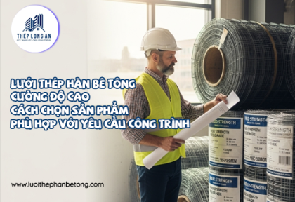 Lưới thép hàn bê tông cường độ cao – Cách chọn sản phẩm phù hợp với yêu cầu công trình