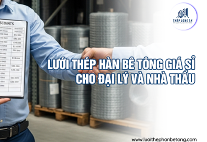 Lưới thép hàn bê tông giá sỉ cho đại lý và nhà thầu