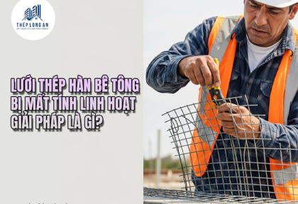 Lưới thép hàn bê tông bị mất tính linh hoạt – Giải pháp là gì?