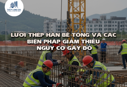 Lưới thép hàn bê tông và các biện pháp giảm thiểu nguy cơ gãy đổ