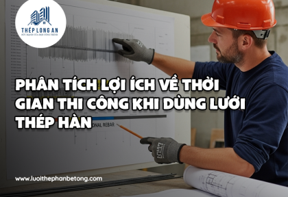 Phân tích lợi ích về thời gian thi công khi dùng lưới thép hàn