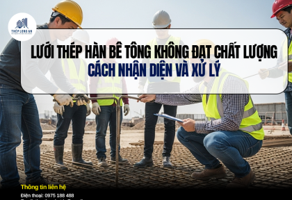 Lưới thép hàn bê tông không đạt chất lượng – Cách nhận diện và xử lý