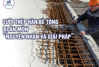 Lưới thép hàn bê tông bị ăn mòn: Nguyên nhân và giải pháp