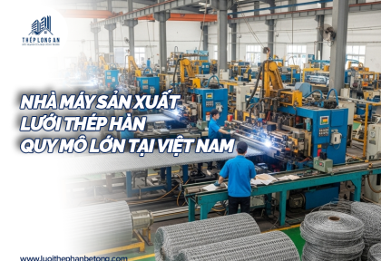Nhà máy sản xuất lưới thép hàn quy mô lớn tại Việt Nam