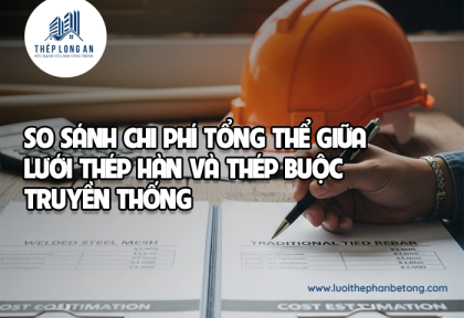 So sánh chi phí tổng thể giữa lưới thép hàn và thép buộc truyền thống