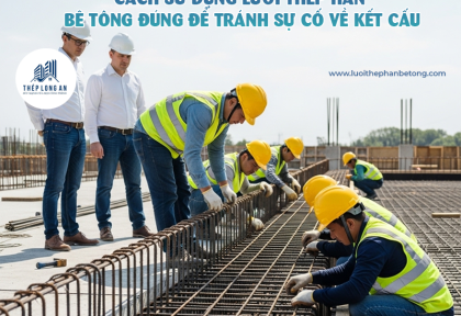 Cách sử dụng lưới thép hàn bê tông đúng để tránh sự cố về kết cấu