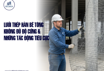 Lưới thép hàn bê tông không đủ độ cứng – Những tác động tiêu cực