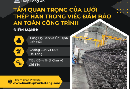 Tầm Quan Trọng của Lưới Thép Hàn trong Việc Đảm Bảo An Toàn Công Trình