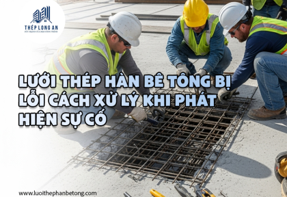 Lưới thép hàn bê tông bị lỗi – Cách xử lý khi phát hiện sự cố