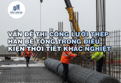 Vấn đề thi công lưới thép hàn bê tông trong điều kiện thời tiết khắc nghiệt