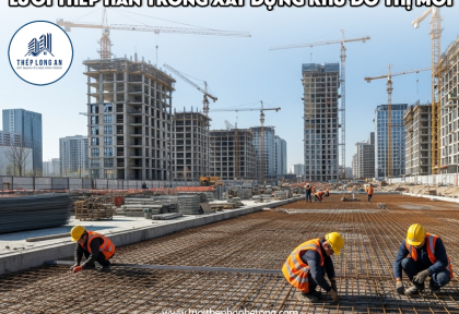 Lưới thép hàn trong xây dựng khu đô thị mới