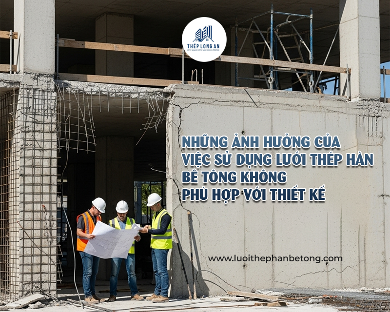 Những ảnh hưởng của việc sử dụng lưới thép hàn bê tông không phù hợp với thiết kế tại Lưới Thép Hàn Long An