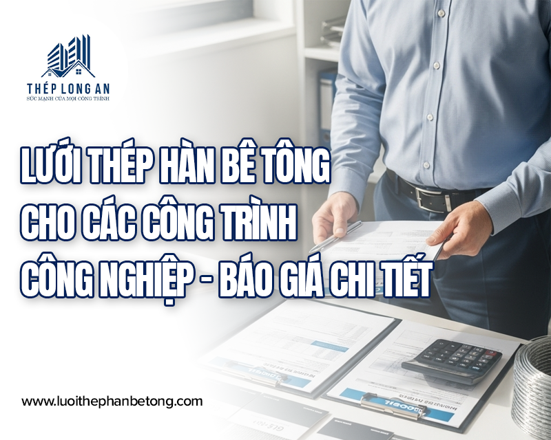 Lưới thép hàn bê tông cho các công trình công nghiệp – Báo giá chi tiết tại Lưới Thép Hàn Long An