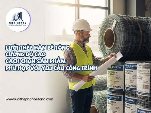 Lưới thép hàn bê tông cường độ cao – Cách chọn sản phẩm phù hợp với yêu cầu công trình tại Lưới Thép Hàn Long An