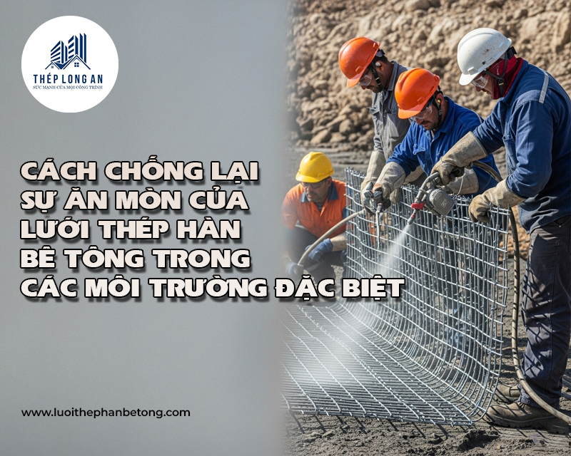 Cách chống lại sự ăn mòn của lưới thép hàn bê tông trong các môi trường đặc biệt tại Lưới Thép Hàn Long An