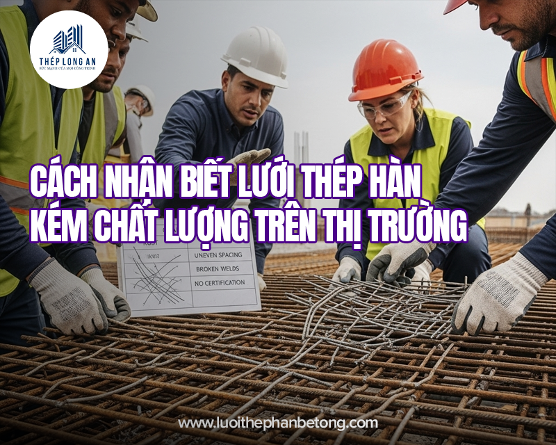 Cách nhận biết lưới thép hàn kém chất lượng trên thị trường tại Lưới Thép Hàn Long An