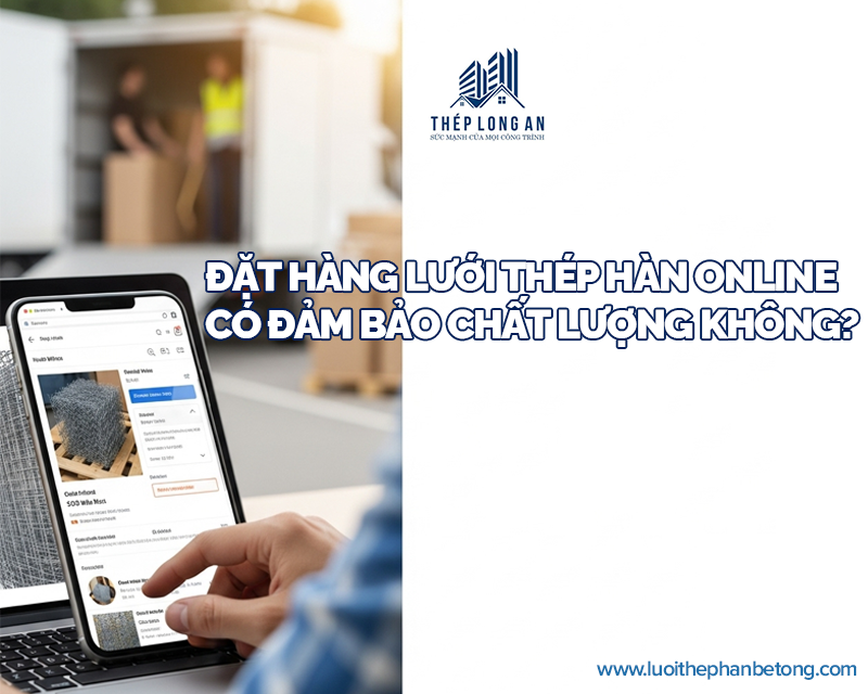Đặt hàng lưới thép hàn online có đảm bảo chất lượng không? Lưới Thép Hàn Long An