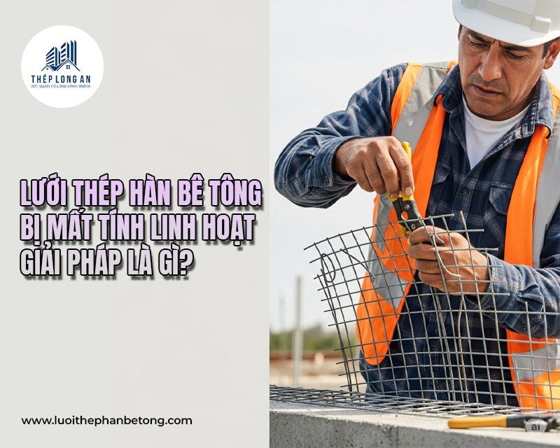Lưới thép hàn bê tông bị mất tính linh hoạt – Giải pháp là gì? Lưới Thép Hàn Long An