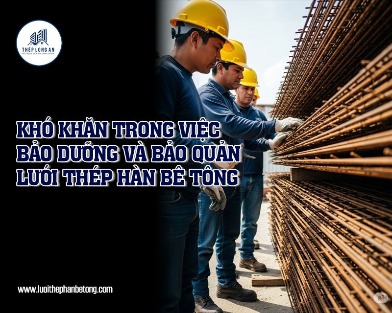 Khó khăn trong việc bảo dưỡng và bảo quản lưới thép hàn bê tông tại Lưới Thép Hàn Long An