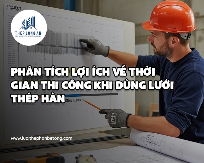 Phân tích lợi ích về thời gian thi công khi dùng lưới thép hàn tại Lưới Thép Hàn Long An