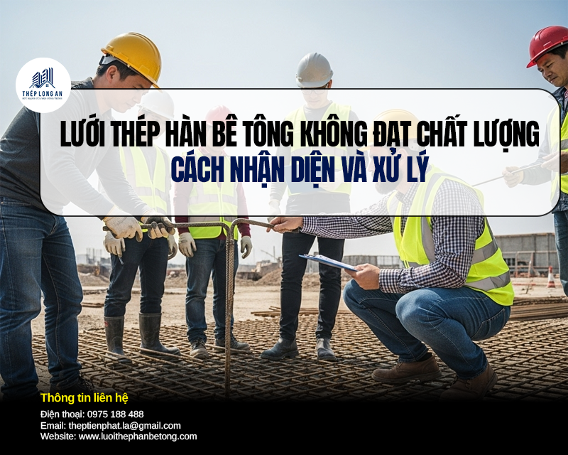 Lưới thép hàn bê tông không đạt chất lượng – Cách nhận diện và xử lý của Lưới Thép Hàn Bê Tông