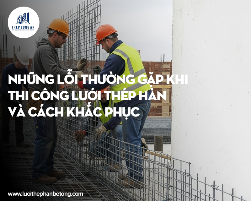 Những lỗi thường gặp khi thi công lưới thép hàn và cách khắc phục tại Lưới Thép Hàn Long An
