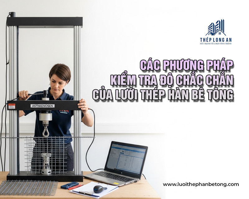 Các phương pháp kiểm tra độ chắc chắn của lưới thép hàn bê tông, lưới thép hàn Long An