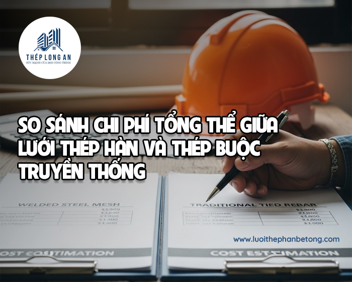 So sánh chi phí tổng thể giữa lưới thép hàn và thép buộc truyền thống tại Lưới Thép Hàn Long An