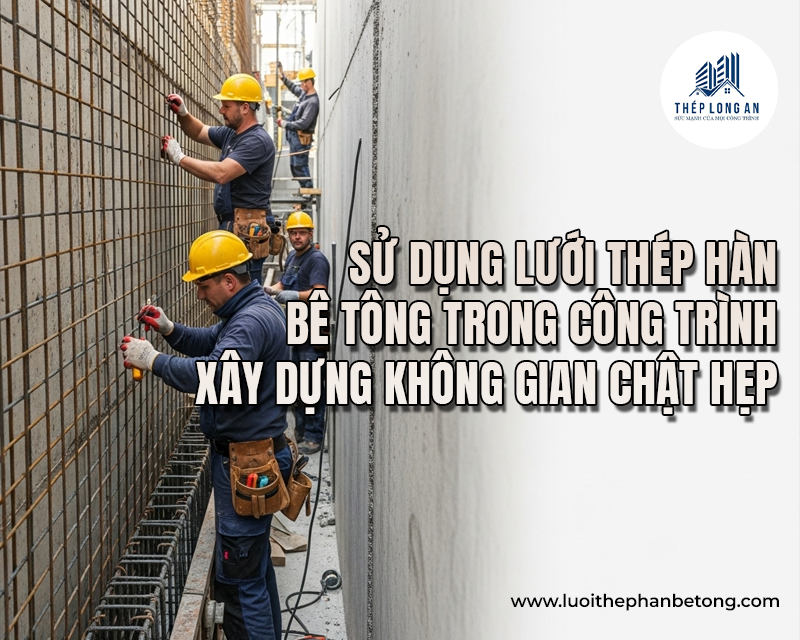 Sử dụng lưới thép hàn bê tông trong công trình xây dựng không gian chật hẹp tại Lưới Thép Hàn Long An