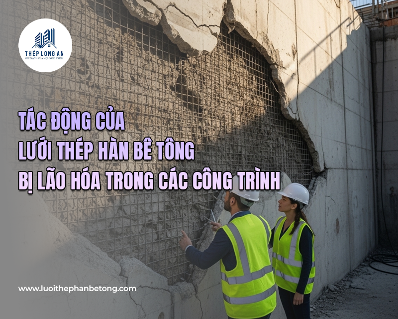 Tác động của lưới thép hàn bê tông bị lão hóa trong các công trình tại Lưới Thép Hàn Long An