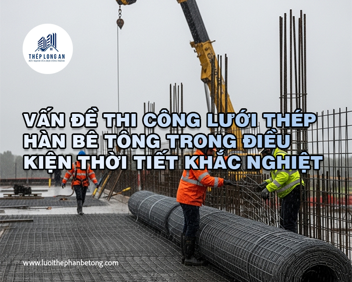 Vấn đề thi công lưới thép hàn bê tông trong điều kiện thời tiết khắc nghiệt tại Lưới Thép Hàn Long An