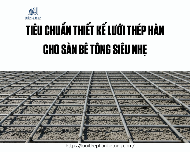 Tiêu chuẩn thiết kế lưới thép hàn cho sàn bê tông siêu nhẹ tại lưới thép hàn long an