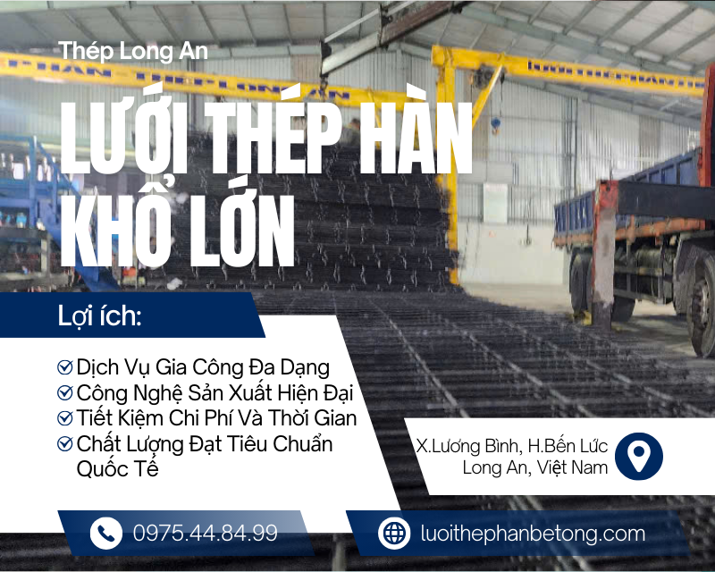 Quy Trình Cắt Lưới Thép Hàn Khổ Lớn Hiệu Quả