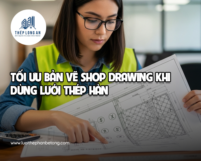 Tối ưu bản vẽ Shop Drawing khi dùng lưới thép hàn tại Lưới Thép Hàn Long An