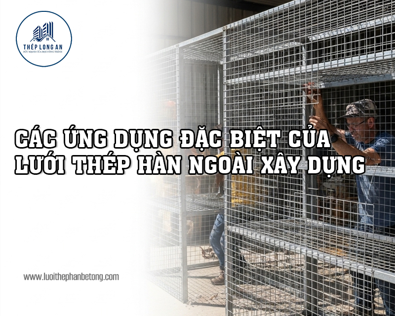 Các ứng dụng đặc biệt của lưới thép hàn ngoài xây dựng tại Lưới Thép Hàn Long An