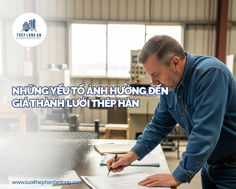 Những yếu tố ảnh hưởng đến giá thành lưới thép hàn tại Lưới Thép Hàn Long An