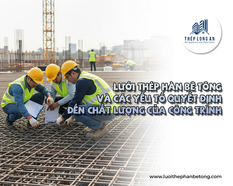 Lưới thép hàn bê tông và các yếu tố quyết định đến chất lượng của công trình tại Lưới Thép Hàn Long An